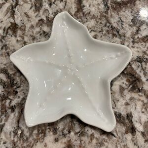 Star-Shaped Porcelain Dish